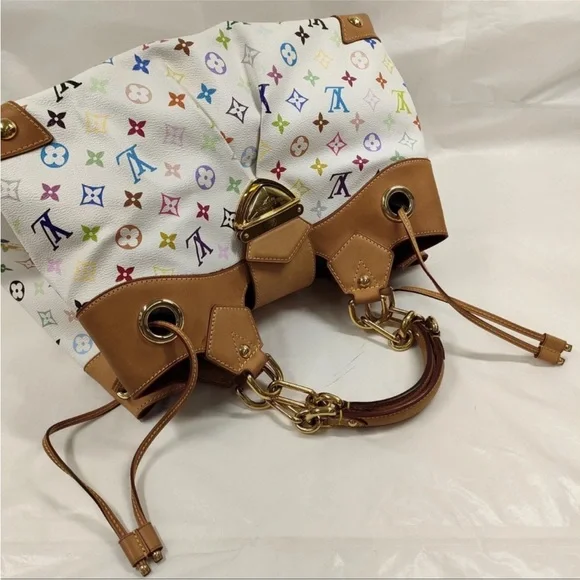 Louis Vuitton Ursula Multicolor Bag. EUC.bright color and clean in and out. - Picture 10 of 16